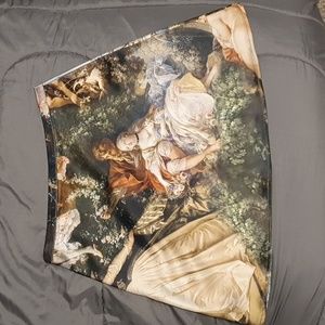 Current mood printed Mini skirt